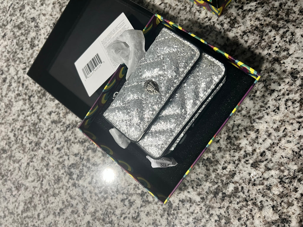 Kurt geiger purse silver