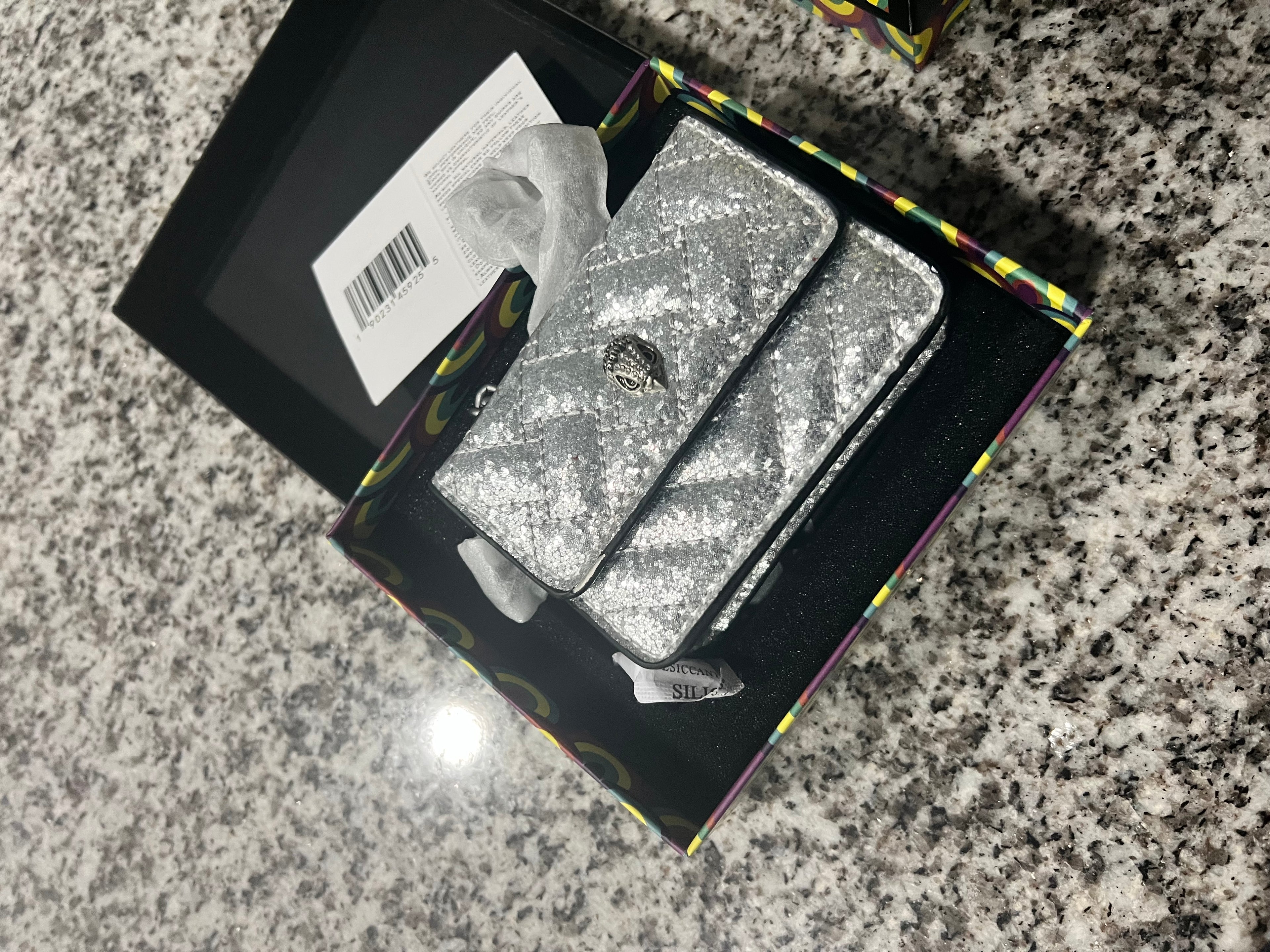 Kurt geiger purse silver