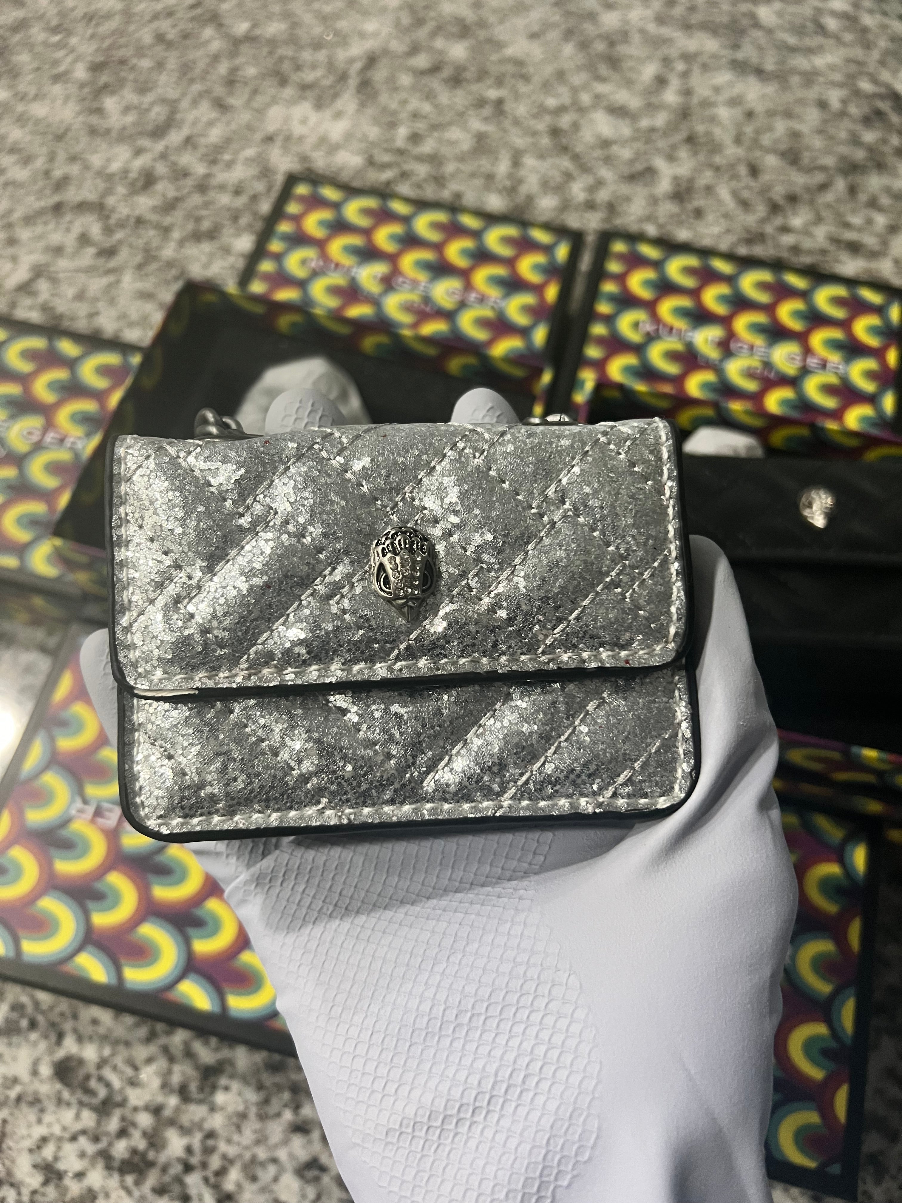 Kurt geiger purse silver